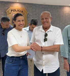 Prefeito de Goiana recebeu visita da governadora que anunciou construção de Batalhão da PM e fim do rodízio de água na cidade