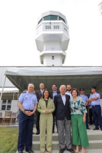 Governadora participa da inauguração da Torre de Controle da Base Aérea do Recife com o ministro José Múcio