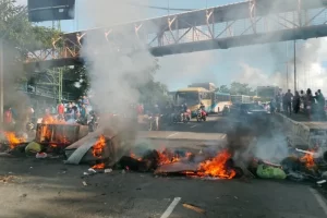 Protestos simultâneos de carroceiros travam trânsito em vários pontos do Recife