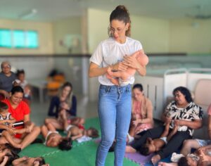 Jaboatão inicia Semana do Bebê com atividade de relaxamento